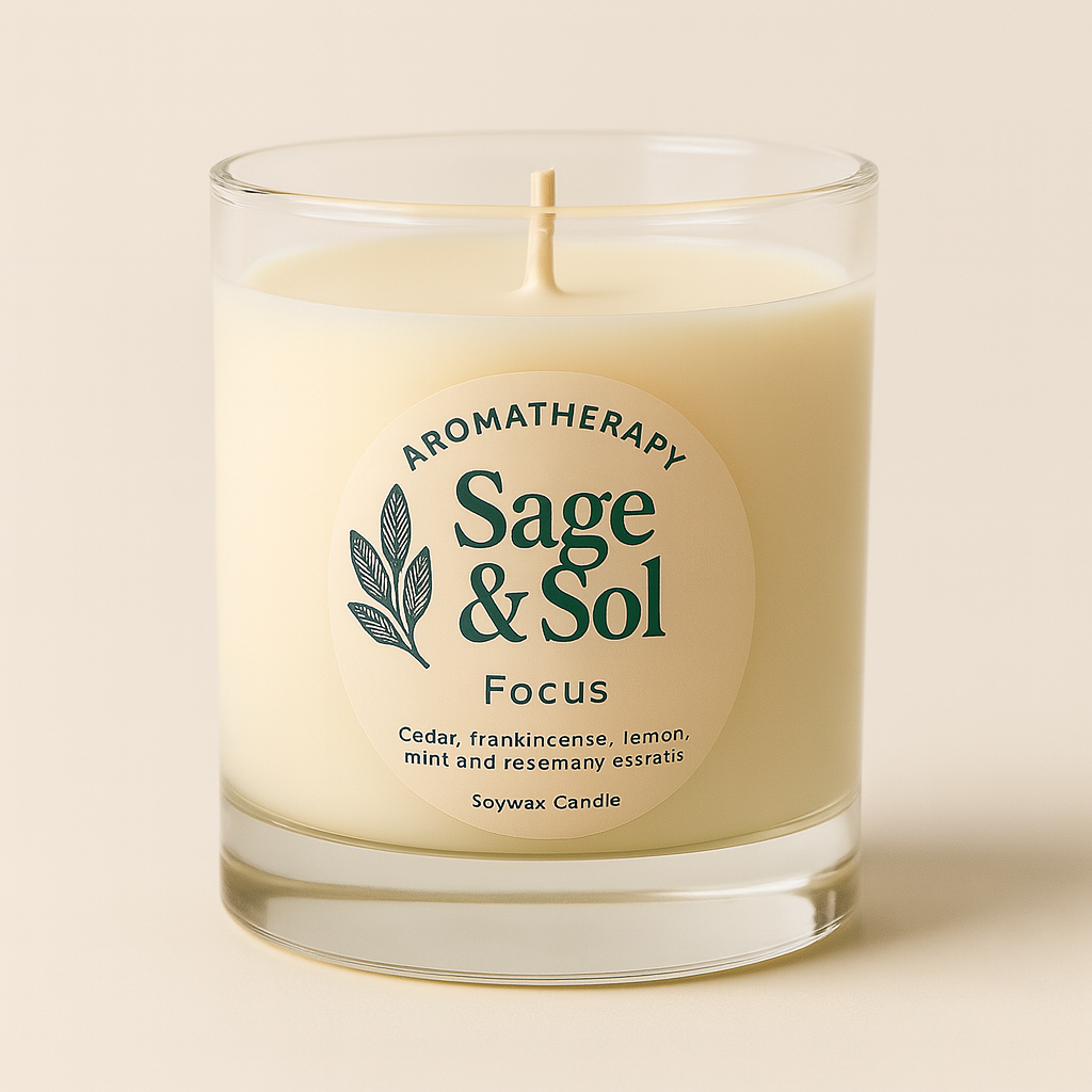 FOCUS – Soy Wax Essential Oils Candle