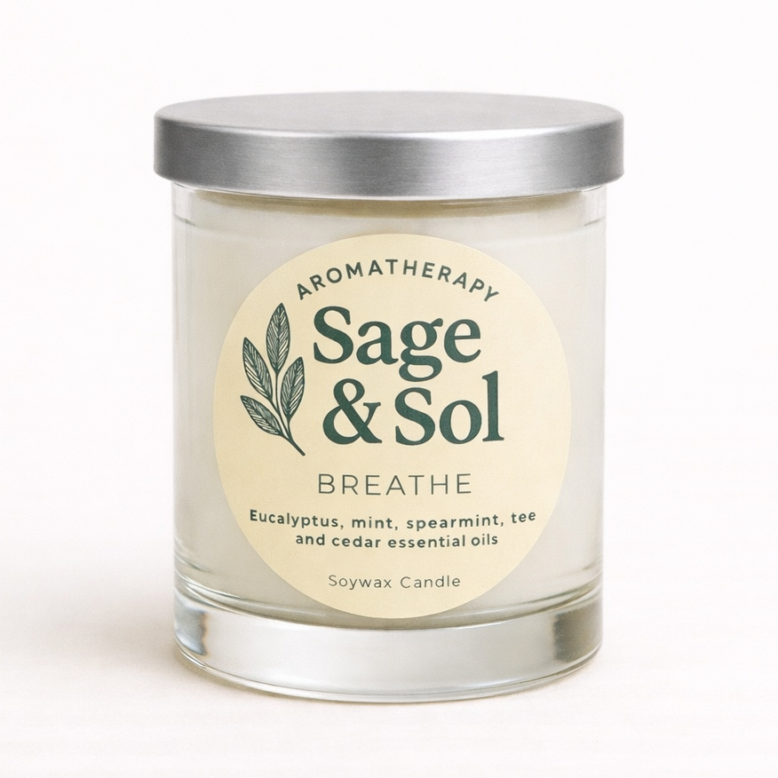 BREATHE – Soy Wax Essential Oils Candle