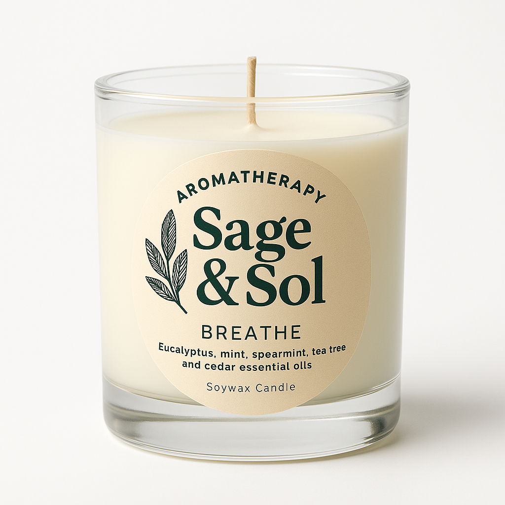 BREATHE – Soy Wax Essential Oils Candle