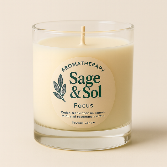 FOCUS – Soy Wax Essential Oils Candle